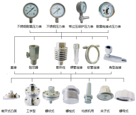 QFYG系列隔膜壓力表(圖1)